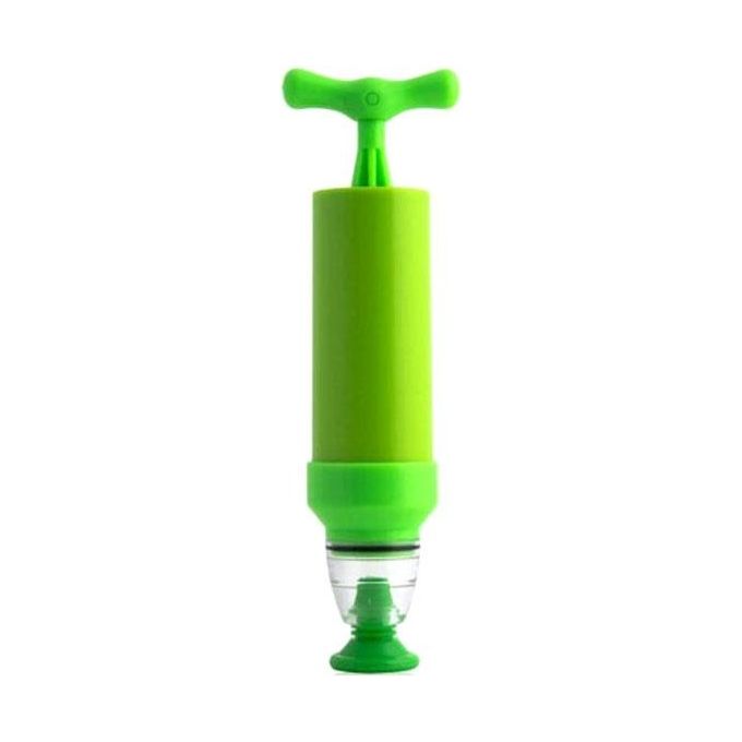 foto del prodotto svuotino pompa sottovuoto manuale verde pz.6 svuotino