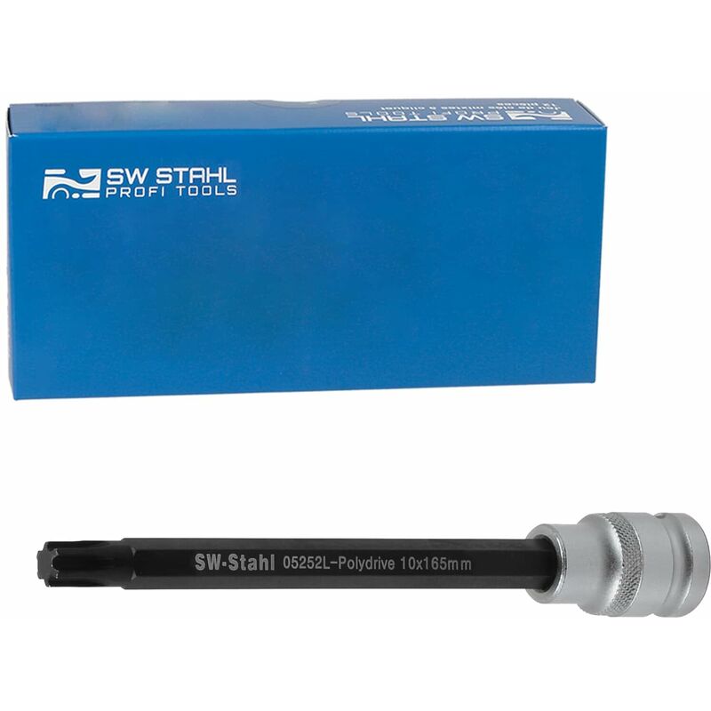 foto del prodotto sw stahl sw stahl, inserto polydrive 1 2, 10 x 165 mm per vag testa cilindrica, 05252l