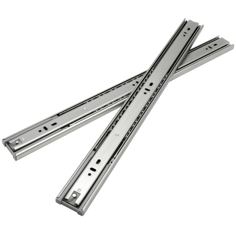 foto del prodotto swanew 1 10 coppie guide per cassetti di mobili. guide per cassetti con cuscinetti a sfera ad estrazione totale. 35kg 45kg 400mm