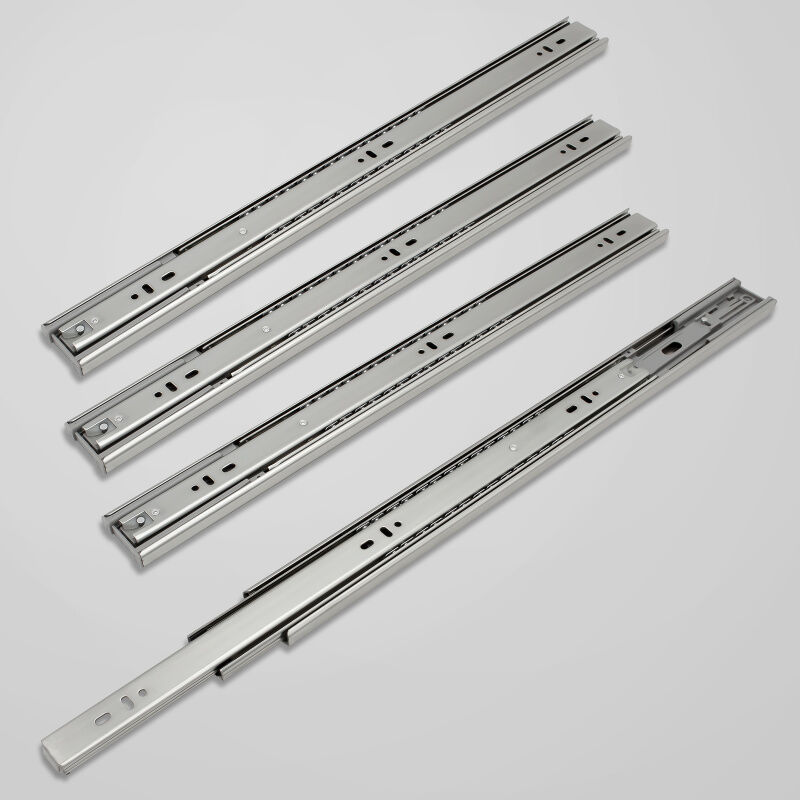 foto del prodotto swanew 1-10 coppie guide per cassetti di mobili. guide per cassetti con cuscinetti a sfera ad estrazione totale. 35kg 45kg 600mm