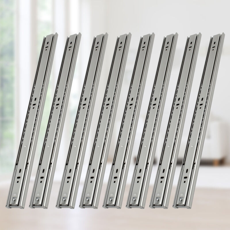 foto del prodotto swanew 1-10 coppie guide per cassetti. guide per cassetti con cuscinetti a sfera chiusura dolce e silenziosa. 35kg 45kg 400mm