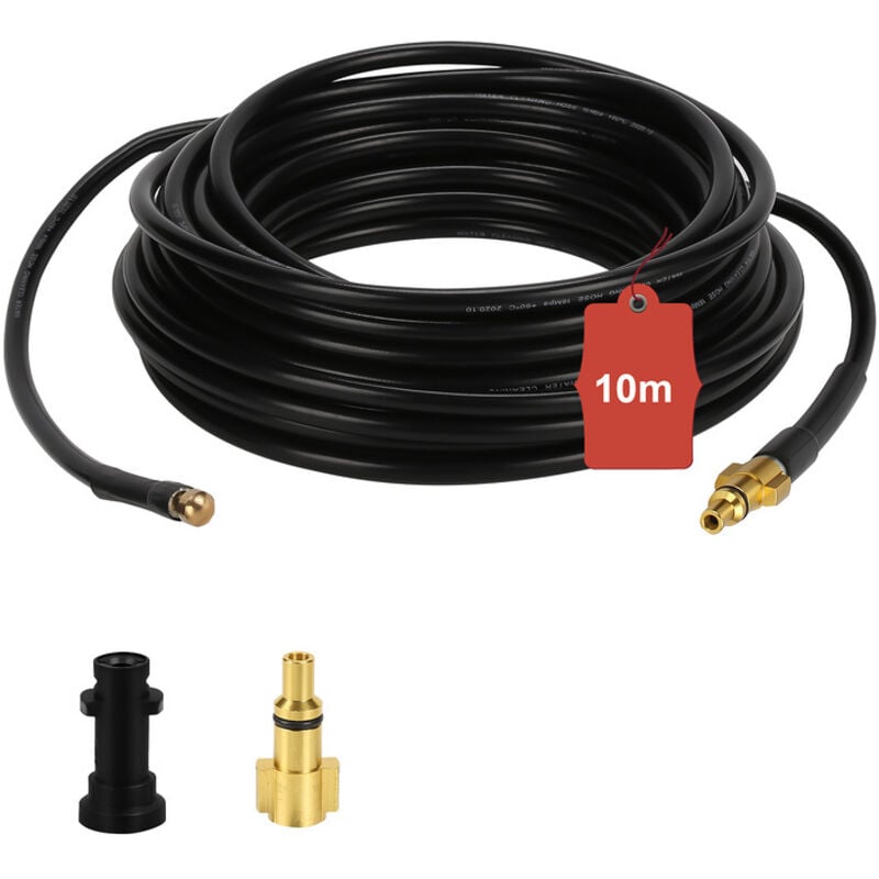 foto del prodotto swanew 10m rohrreinigungsschlauch rohrreiniger set f r k rcher kr nzle k2 k7 hochdruckreiniger