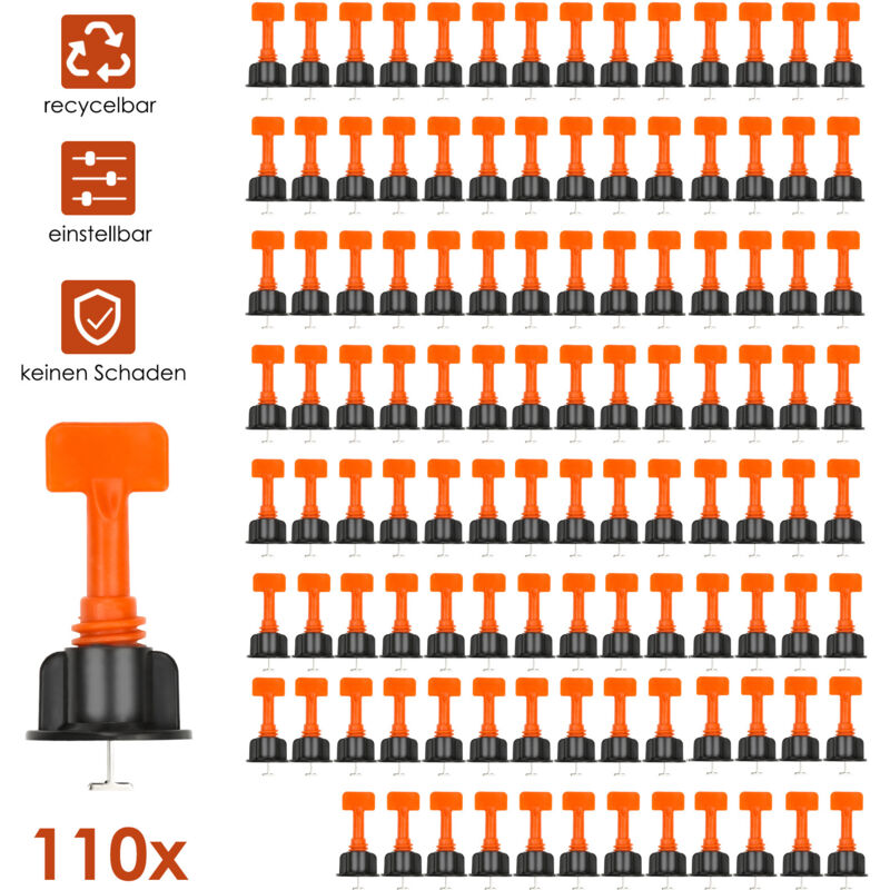 foto del prodotto swanew 110x set di livellamento per il livellamento di pavimenti piastrellati. con 2 chiavi.
