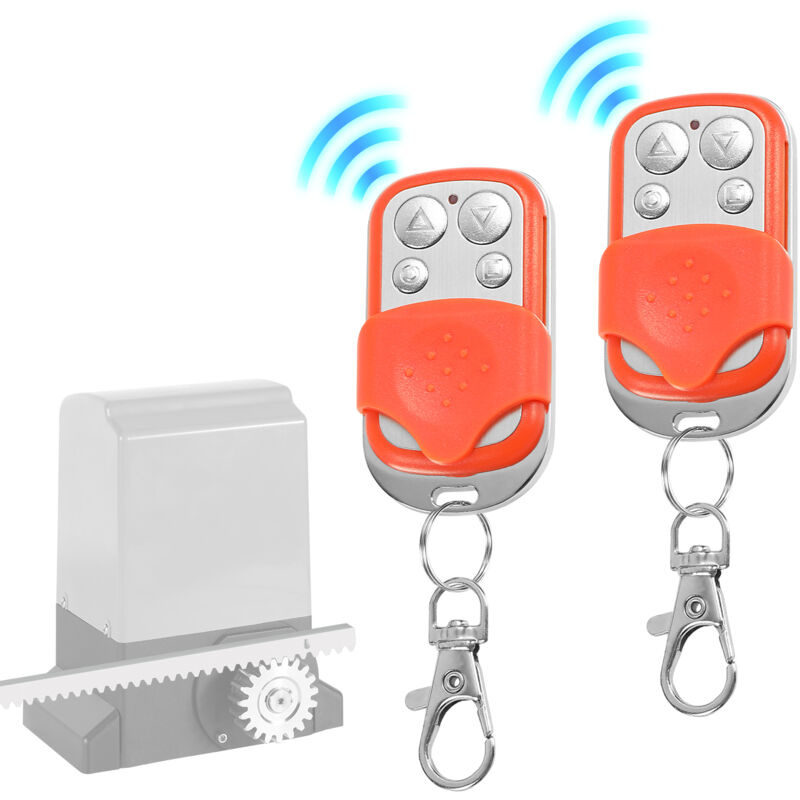 foto del prodotto swanew 2 telecomandi keypop 433 mhz altamente resistenti per motori di cancelli e o azionamenti di cancelli scorrevoli per garage