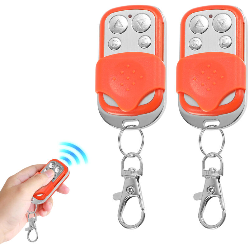 foto del prodotto swanew 2 telecomandi keypop 433 mhz altamente resistenti per motori di cancelli e o azionamenti di cancelli scorrevoli per garage