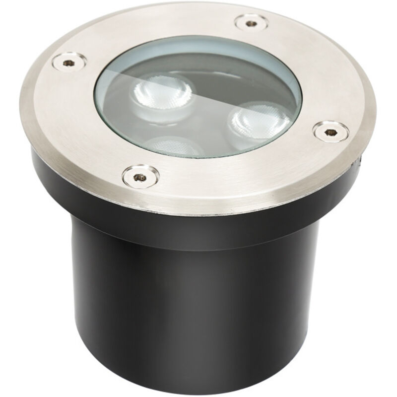 foto del prodotto swanew 2x 3w faretto da terra ip65 faretto da incasso a pavimento con luce a led faretto da pavimento a terra