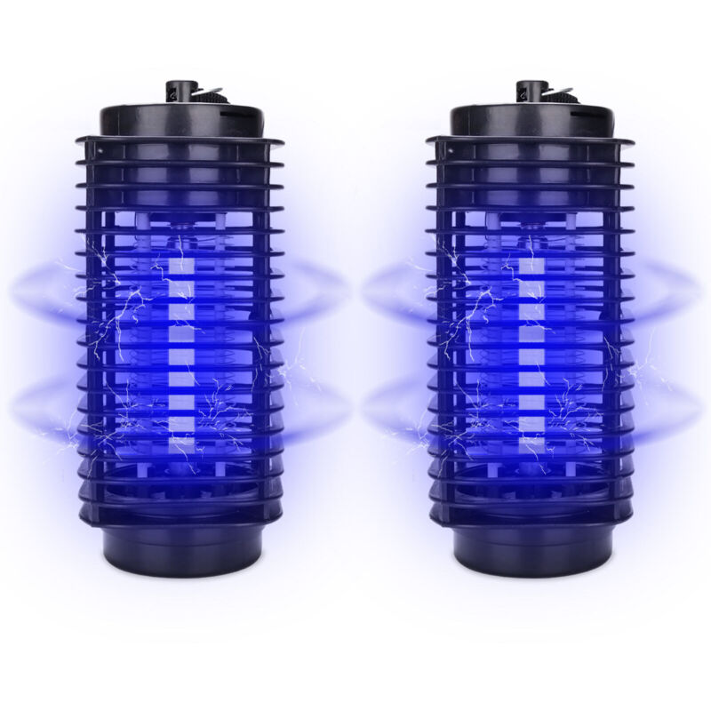 foto del prodotto swanew 2x 3w uv led zanzara killer insetto elettrico distruttore lampada elettrica insetto mosca