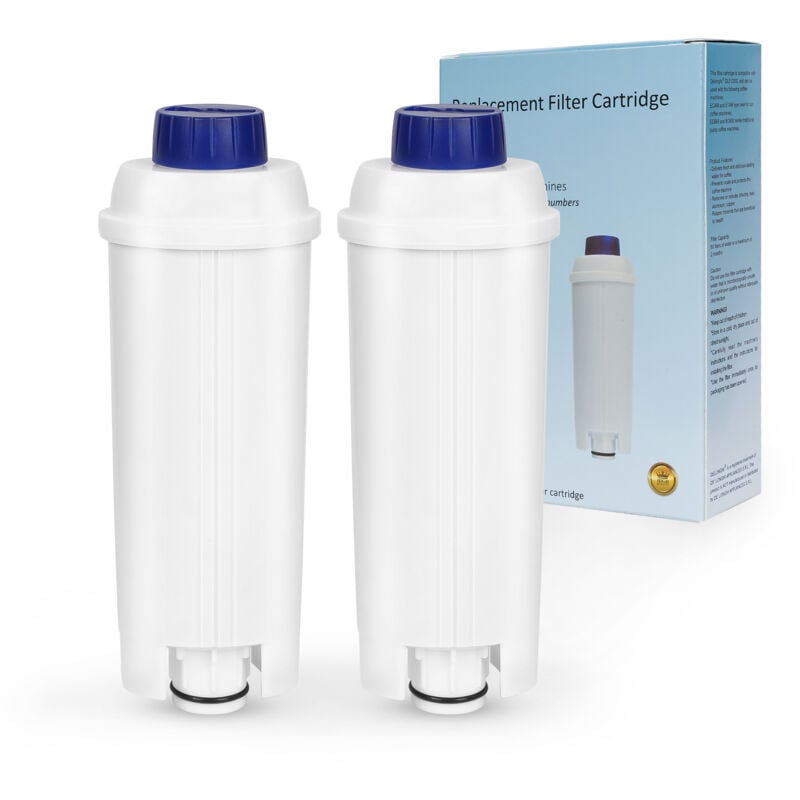 foto del prodotto swanew 2x filtro acqua per delonghi compatibile con 60 litri di acqua per dlsc002 ecam etam ec800 con carbone attivo