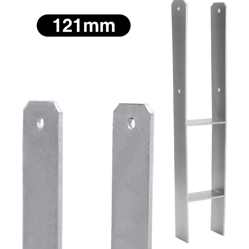foto del prodotto swanew 2x h anchor supporto palo ancoraggio palo manica a terra ancoraggio palo manica a terra 121 mm