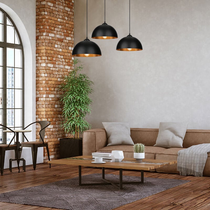 foto del prodotto swanew 2x paralume a sospensione senza lampadina illuminazione industriale a sospensione lampada a sospensione luce