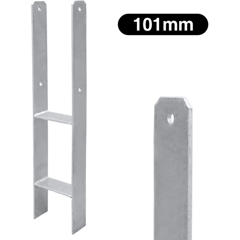 foto del prodotto swanew 4x ancoraggi h supporto per palo ancoraggio per palo staffa per palo trave 600mm base per palo