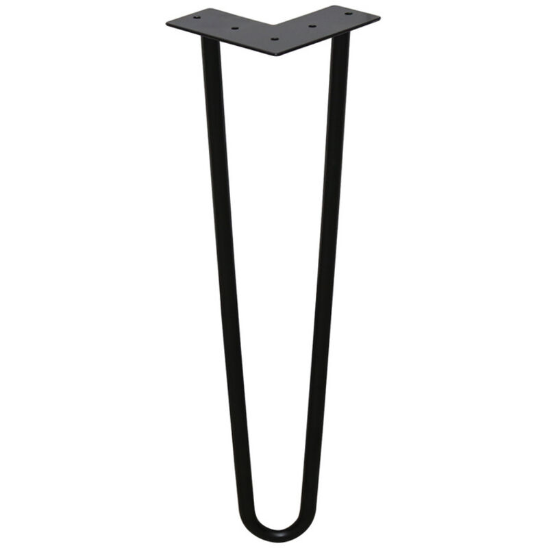 foto del prodotto swanew 4x forcina gambe del tavolo gambe del mobile corridori nero forcina gambe del tavolo 2 grucce. 30cm