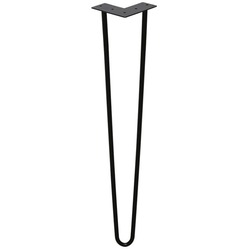 foto del prodotto swanew 4x pieds en pingle cheveux meubles pieds chemins de table pieds en pingle cheveux noir 2 supporto. pour table mangiatoia 45 cm