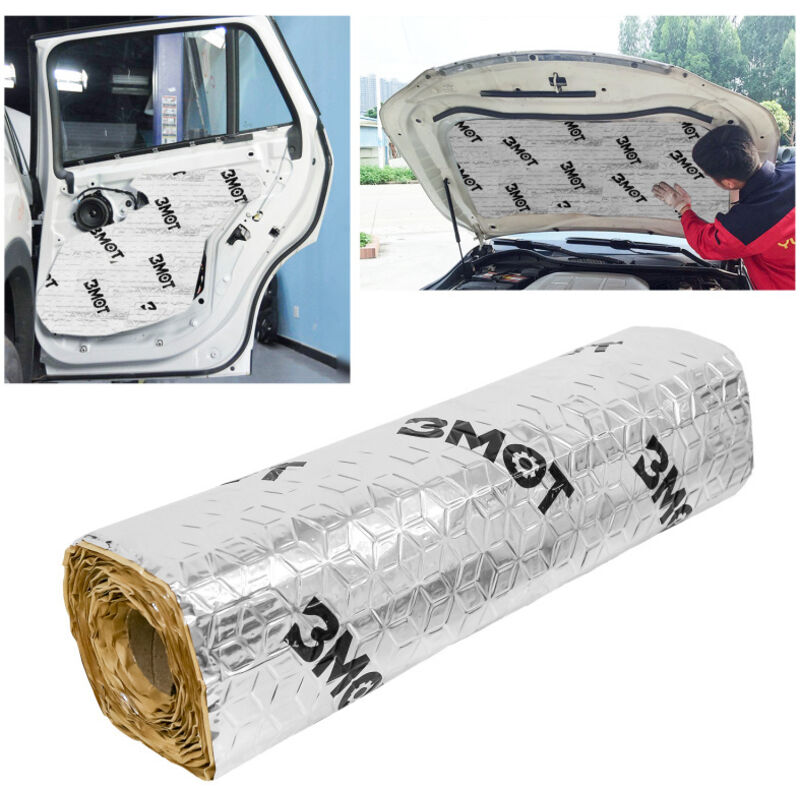 foto del prodotto swanew 50x400cm materassino isolante auto isolamento del veicolo vano motore 2qm isolamento portiera dell auto 2m 