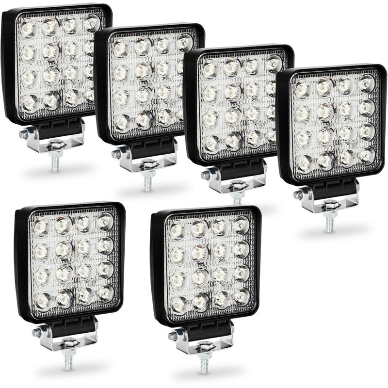 foto del prodotto swanew 6x 48w led led lightro 12v fieruli per trattore. auto. spetli alla led. off troand. auto fiecolo auto fieli altri allune di inverso ip ip67