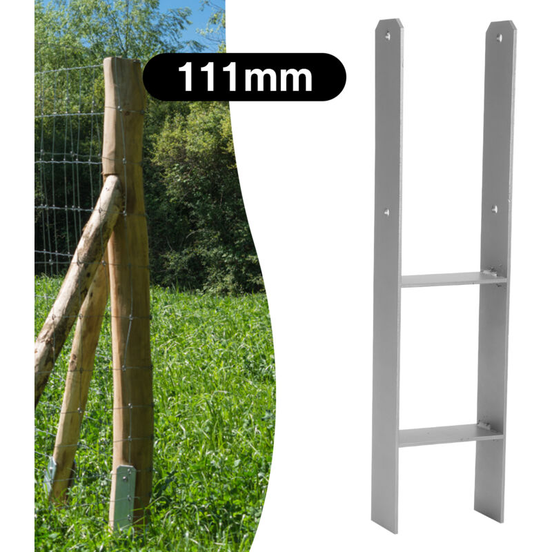 foto del prodotto swanew 6x supporto per palo ancoraggio per palo h pergola piede del palo supporto per recinzione ancoraggio 111 mm