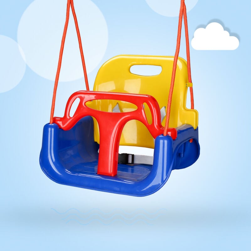 foto del prodotto swanew altalena per bambini altalena per bambini per interni e per esterni 3 in 1 panca per altalena per bambini