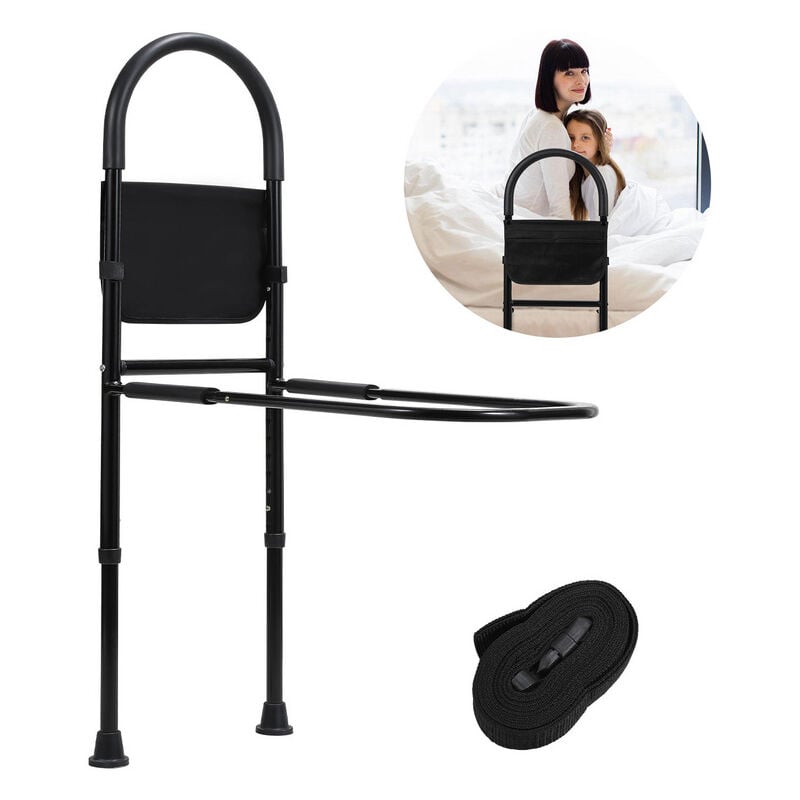 foto del prodotto swanew ausilio stand up per il letto ausilio per anziani 80 104cm regolabile in altezza, con borsa di custodia maniglia antiscivolo per il letto