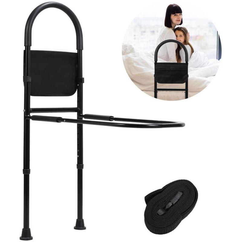 foto del prodotto swanew ausilio stand up per il letto ausilio per anziani 80 104cm regolabile in altezza, con borsa di custodia maniglia antiscivolo per il letto