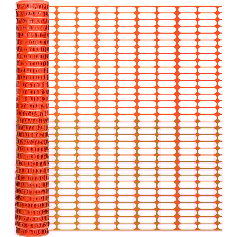 foto del prodotto swanew barriera di segnalazione e plastica. 1x50m. arancione. rete di segnalazione