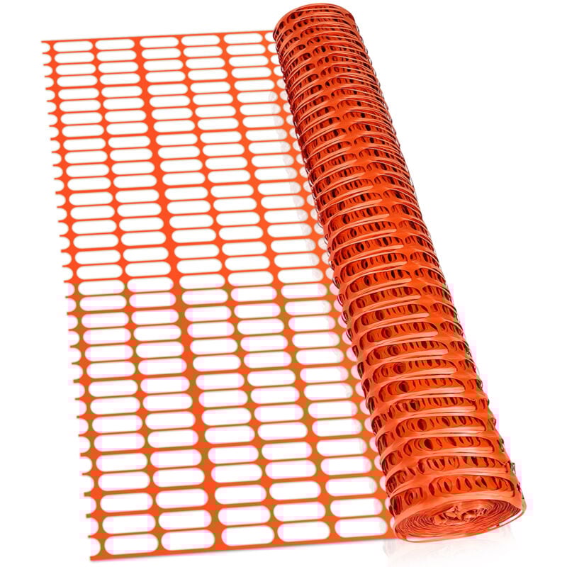 foto del prodotto swanew barriera di segnalazione e plastica. 1x50m. arancione. rete di segnalazione