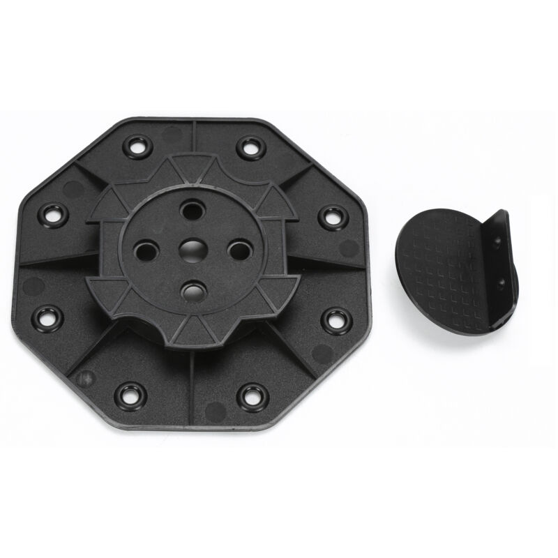 foto del prodotto swanew base di appoggio per terrazzo regolabile con piedistallo di livellamento cuscinetto base base per legno wpc 18 30 mm 50 pezzi