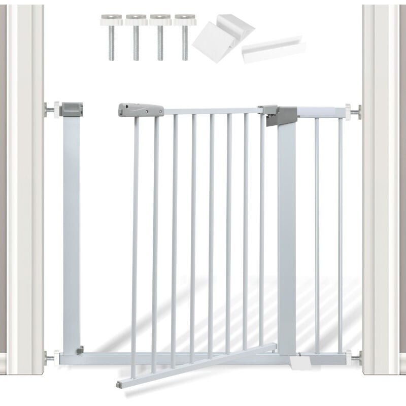 foto del prodotto swanew cancelletto di sicurezza per bambini espandibile 90-97 cm, barriera a pressione senza fori, cancelletti per bambini e cani, larghezza