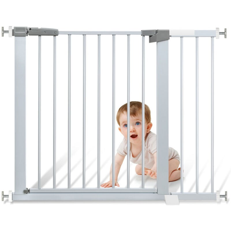 foto del prodotto swanew cancelletto di sicurezza per bambini espandibile 97 104cm, barriera a pressione senza fori, cancelletti per bambini e cani, larghezza