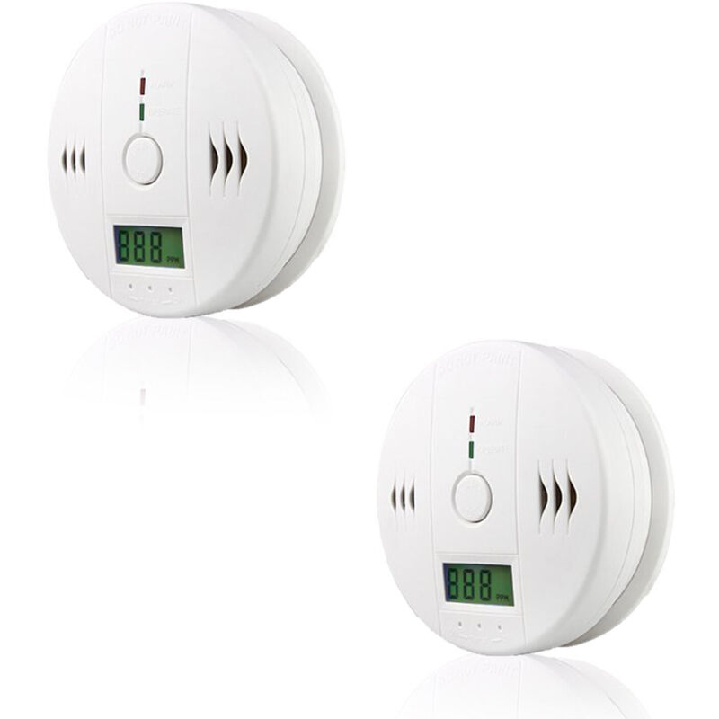 foto del prodotto swanew co monossido di carbonio 2pcs rilevatori di monossido di carbonio installazione monossido di carbonio