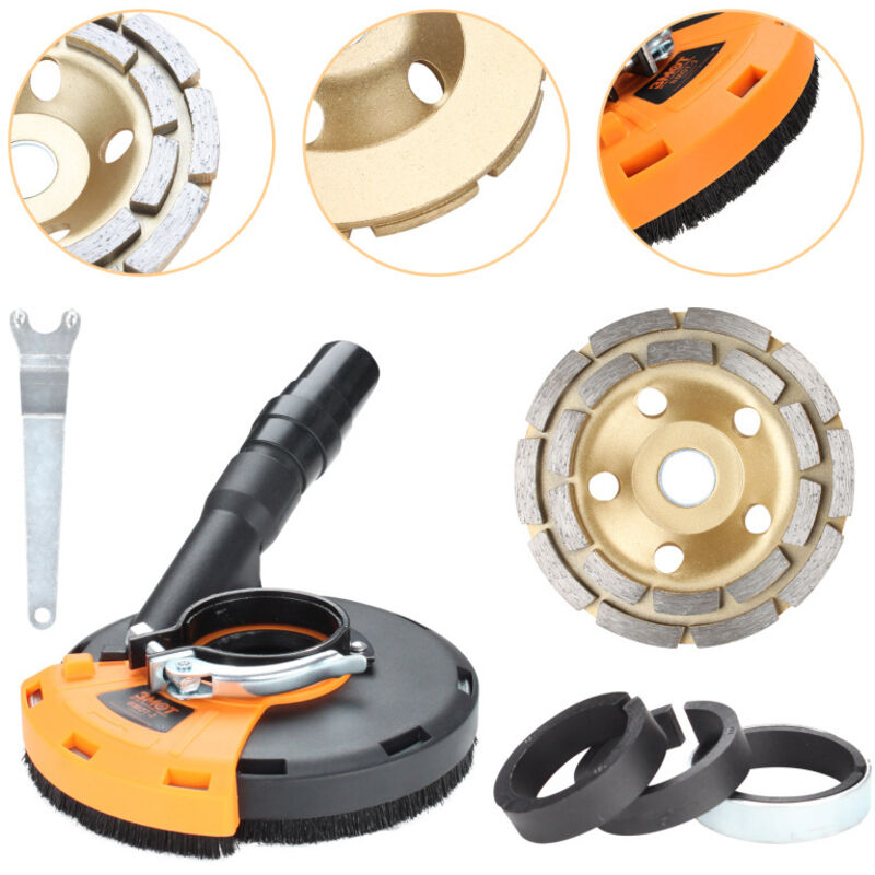 foto del prodotto swanew copertura antipolvere smerigliatrice angolare domestica adatta per smerigliatrice angolare tipo 125mm 5inch