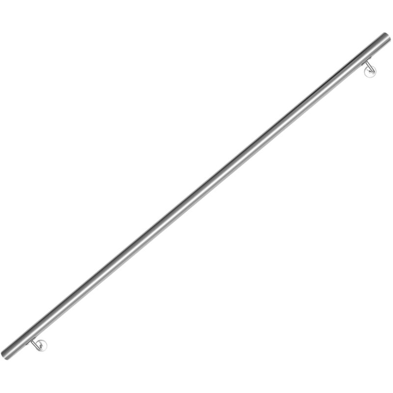 foto del prodotto swanew corrimano in acciaio inox v2a per scale - supporto a parete, scelta 180 cm