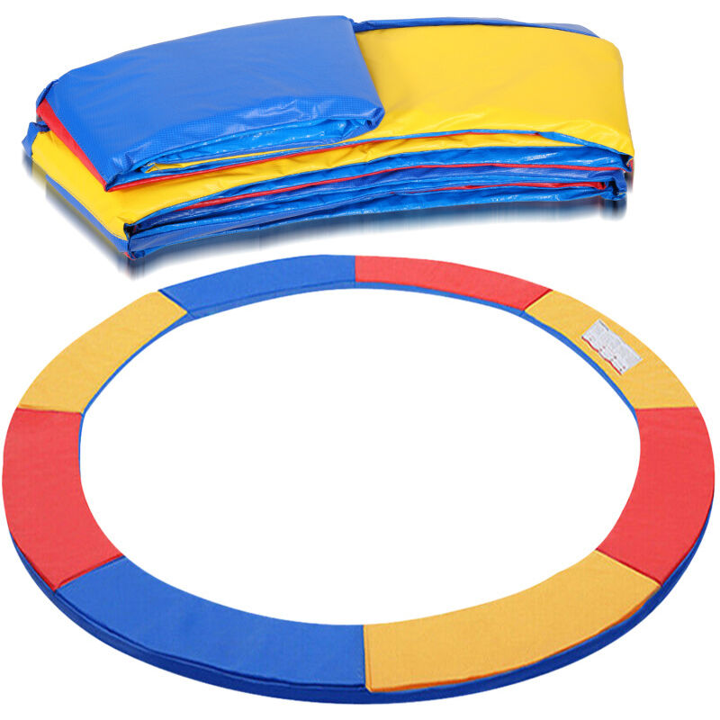foto del prodotto swanew cuscino di protezione per trampolino di ricambio resistente alle intemperie e ai raggi uv multicolore 305 cm