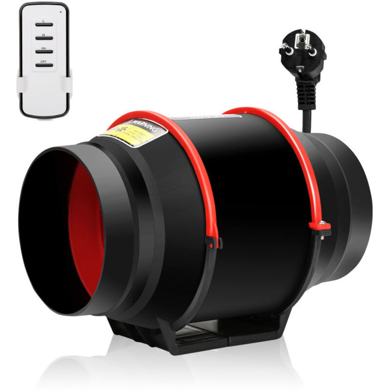 foto del prodotto swanew estrattore di condotti ventilatore 100mm 40w 310m h con telecomando