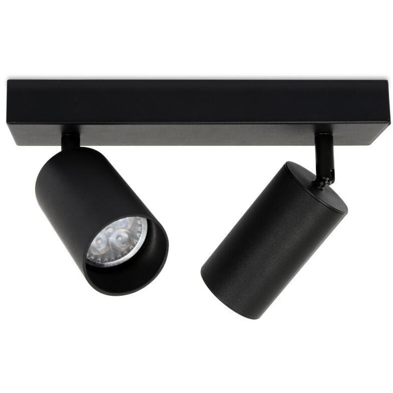 foto del prodotto swanew faretto a soffitto bianco caldo rotazione 4w gu10 per le luci di soggiorno. di cucina e per le esposizioni doppia