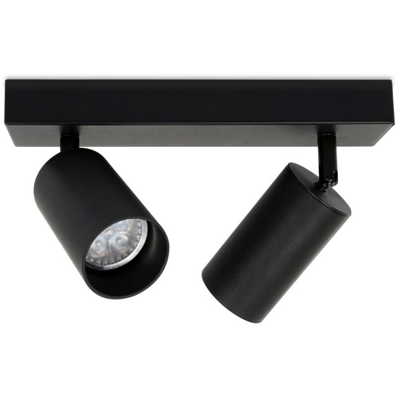 foto del prodotto swanew faretto a soffitto rotazione 230v bianco caldo 4w gu10 per i corridoi e le sale di soggiorno doppia