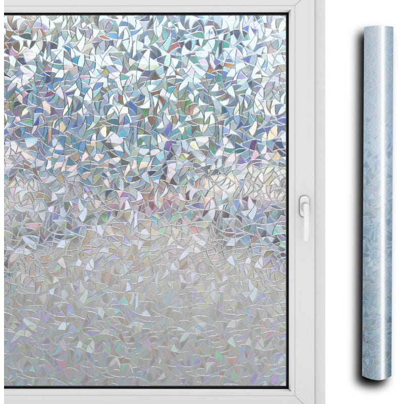 foto del prodotto swanew finestra anti ultravioletta 90x200cm 3d pellicola elettrostatica adesiva libera di vetro sigillante domestico scala decorativa