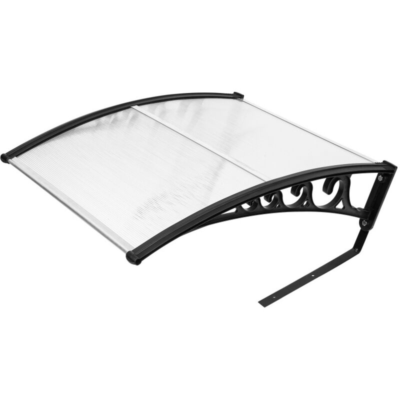 foto del prodotto swanew garage per robot shed 105x85x50 cm tetto trasparente telaio in acciaio nero garage per tosaerba protezione esterna