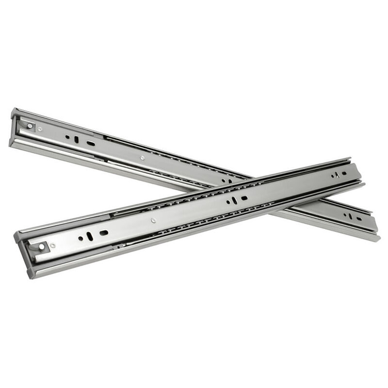 foto del prodotto swanew guide per cassetti guide per carichi pesanti con chiusura morbida ad estrazione totale guide da 45 mm e 350 mm 6 pezzi