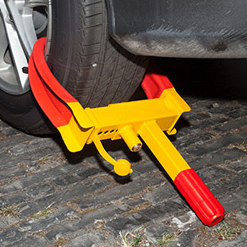foto del prodotto swanew immobilizzatore artiglio per pneumatici per auto caravan antifurto per rimorchio artiglio per ruota