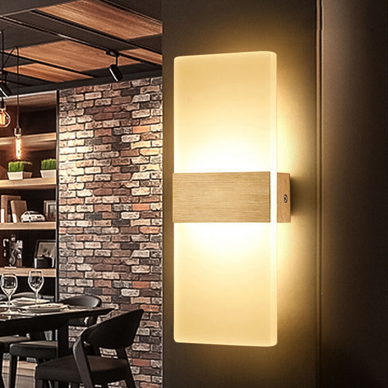 foto del prodotto swanew lampada da parete a led 12w lampada da corridoio per interni illuminazione da parete lampada da parete per esterni illuminazione scale
