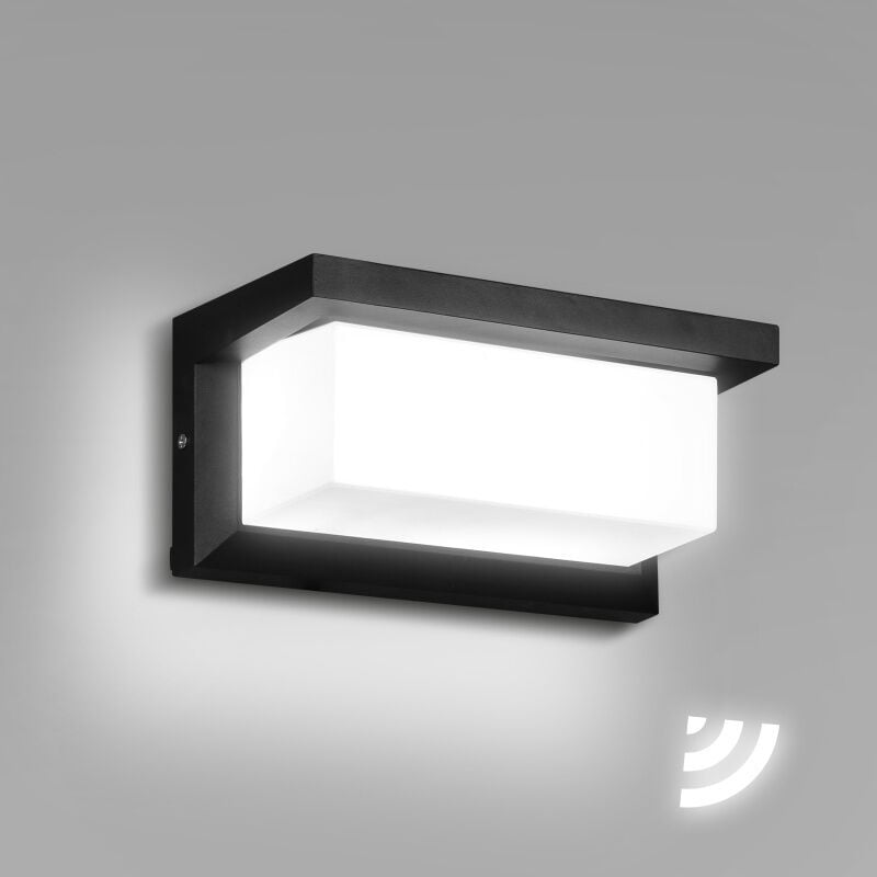 foto del prodotto swanew lampada da parete a led da 18 w lampada da parete per camera da letto ip65 lampada da corridoio con sensore dechkenlampe bianco freddo
