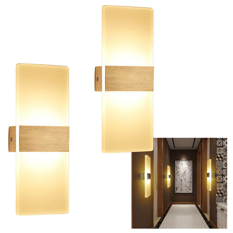 foto del prodotto swanew lampada da parete a led da 6 w lampada da corridoio per interni illuminazione da parete lampada da parete per esterni lampade per scale