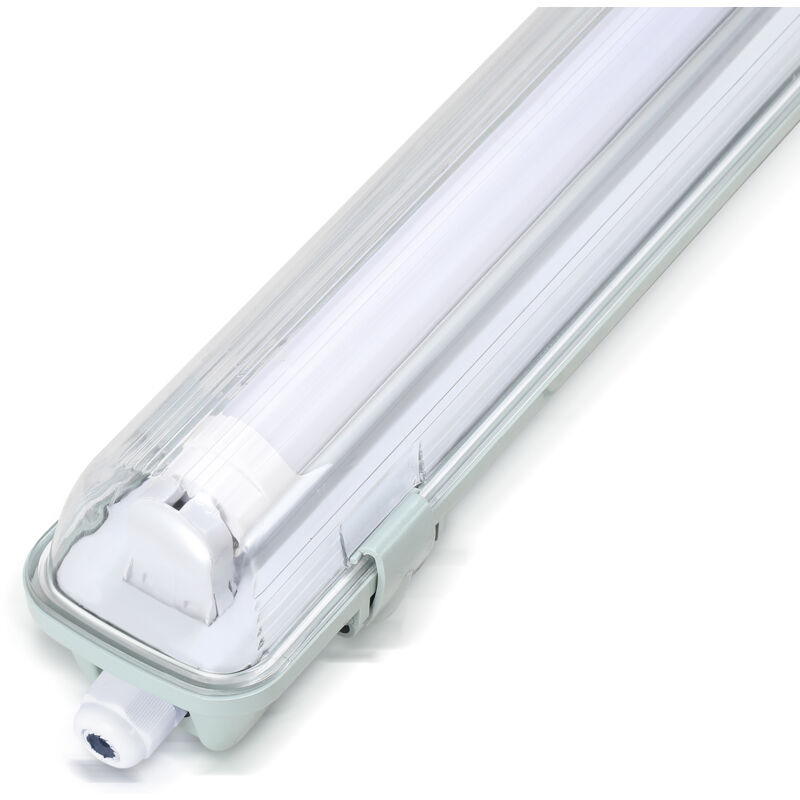 foto del prodotto swanew lampada led per ambienti umidi lampada per vasca da bagno lampada per cantina 120cm bianco neutro