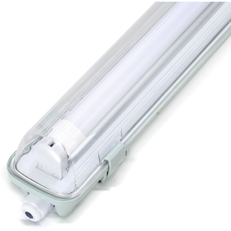 foto del prodotto swanew lampada led per ambienti umidi lampada per vasca da bagno lampada per cantina 120cm bianco neutro