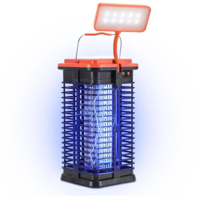 foto del prodotto swanew lampada solare repellente per zanzare all aperto ricaricabile usb 3 in 1 lanterne led lampada solare portatile impermeabile ipx4 torcia da