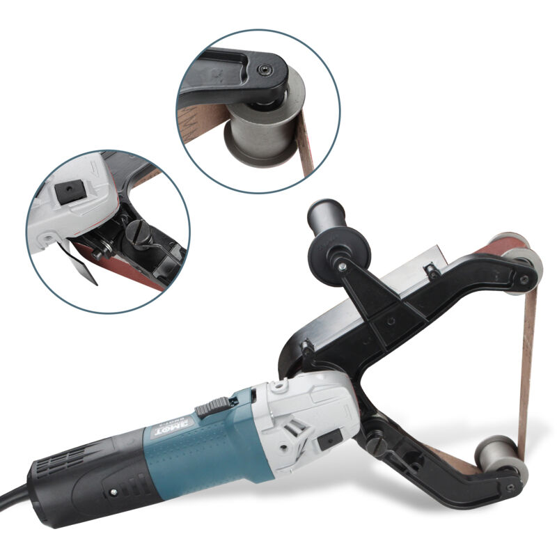 foto del prodotto swanew levigatrice a nastro 760mm 1300w elettrica, per lucidare, 3200u min