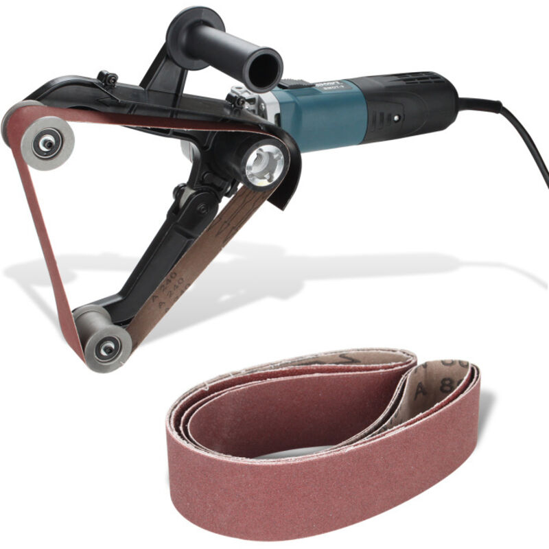 foto del prodotto swanew levigatrice a nastro 760mm 1300w tubo per lucidatura 3 grane 80 100 120