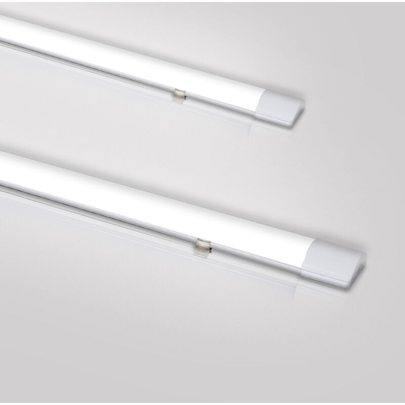 foto del prodotto swanew luce led striscia di 120cm 36w 3060lm lineal montato 4000k bianco neutro ip65 led soffitto luce per le camere