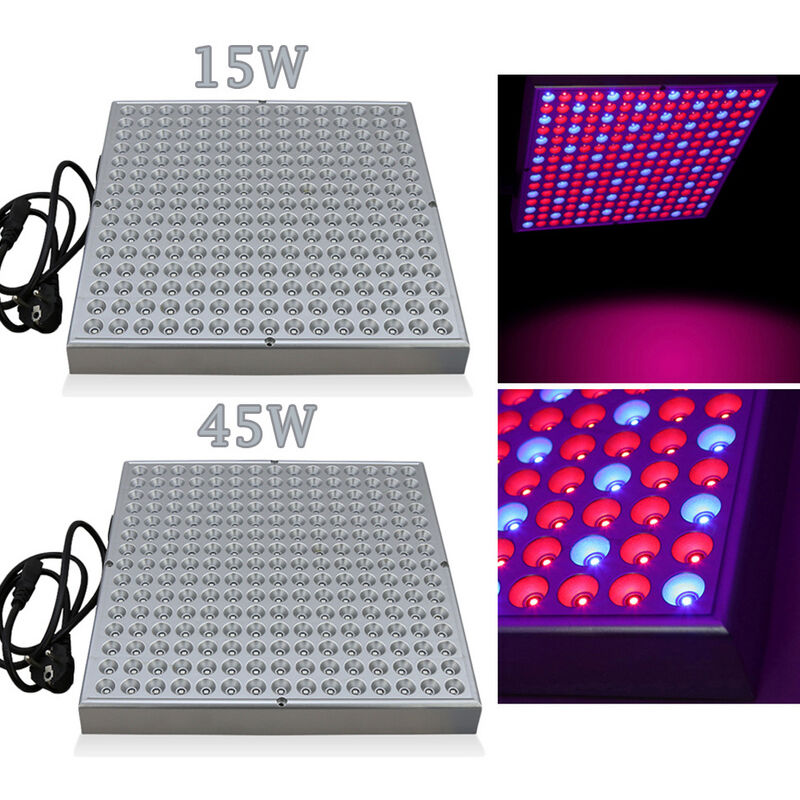 foto del prodotto swanew luce per piante da giardinaggio da, luce per piante a spettro completo da 225led per la coltivazione di piante da interno 45w