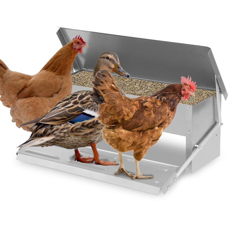 foto del prodotto swanew mangiatoia per polli a pedale dosatore automatico 5 kg disinfestazione